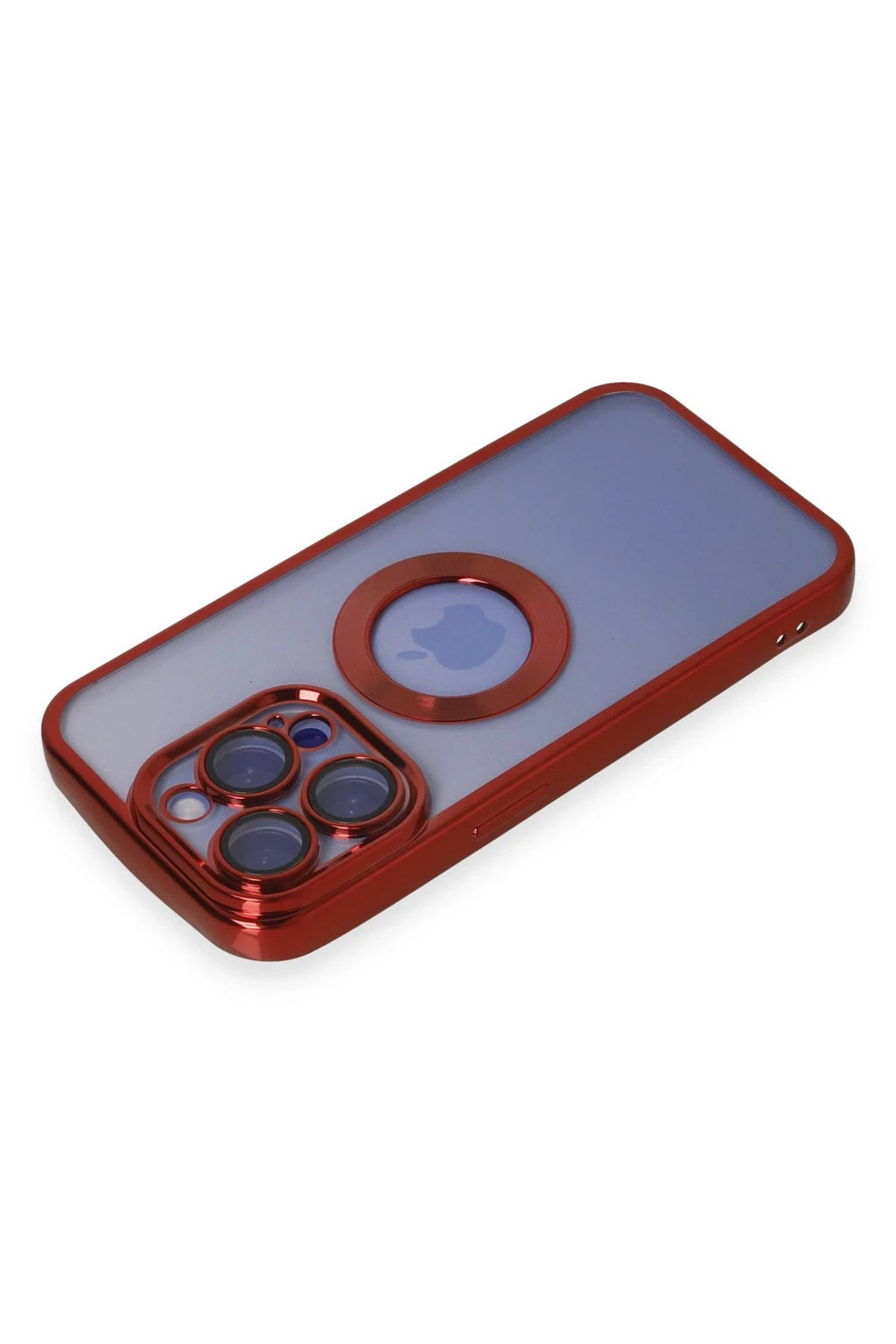 nebaktın Apple iPhone 15 Pro Kılıf Slot Silikon - Kırmızı 3