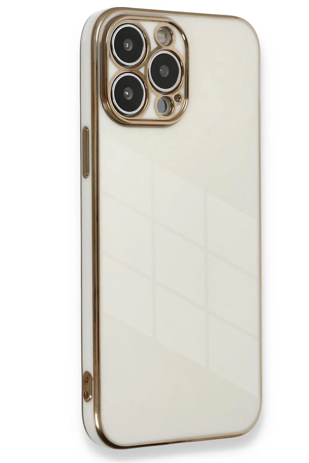 nebaktın Apple iPhone 15 Pro Kılıf Volet Silikon - Beyaz 1