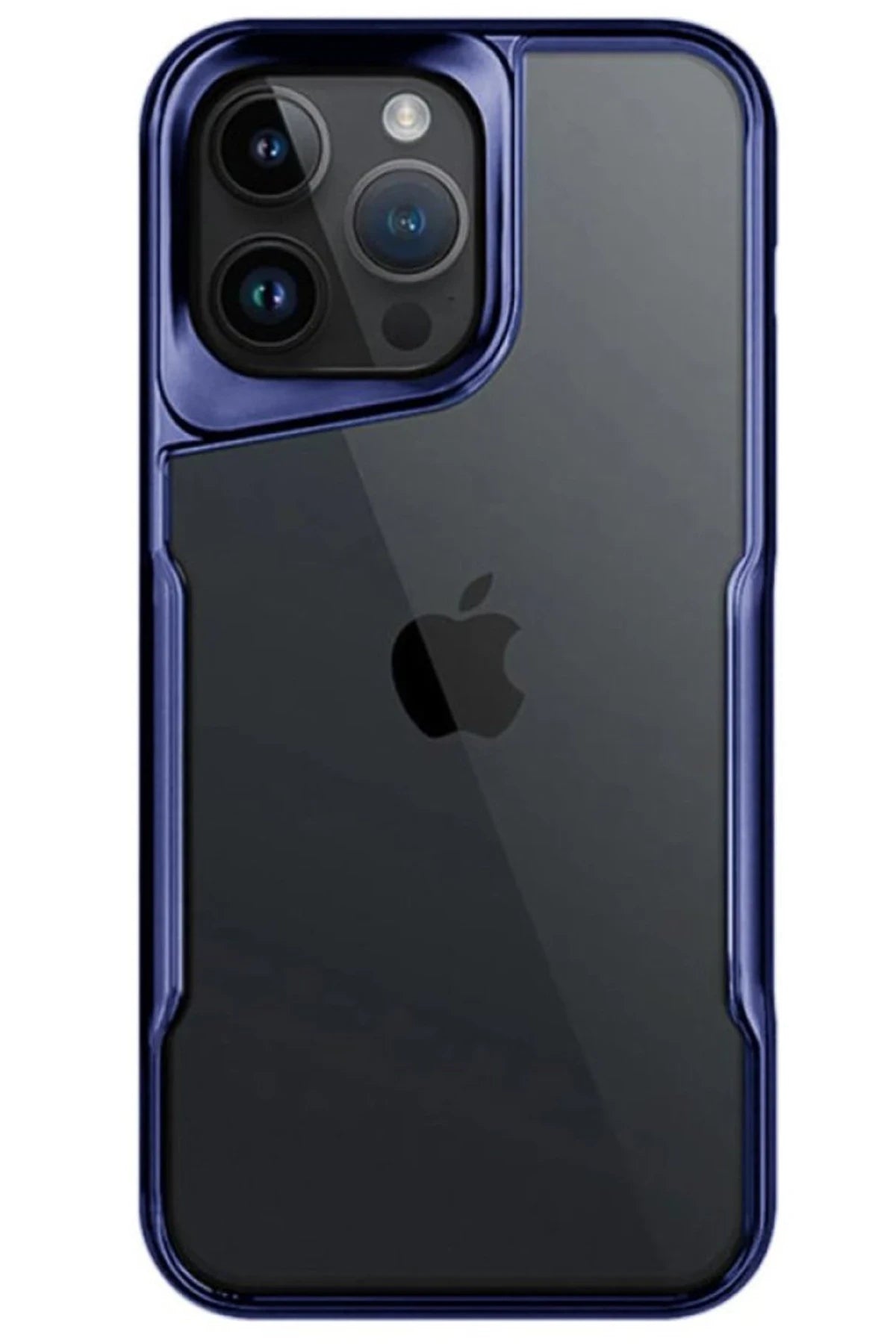 nebaktın Apple iPhone 15 Pro Max Kılıf Boyi Silikon Kapak - Lacivert 1