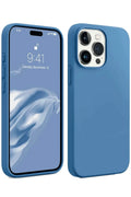 nebaktın Apple iPhone 15 Pro Max Kılıf First Silikon - Mavi 1
