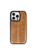 nebaktın Apple iPhone 15 Pro Max Kılıf Flip Cover - Taba 1