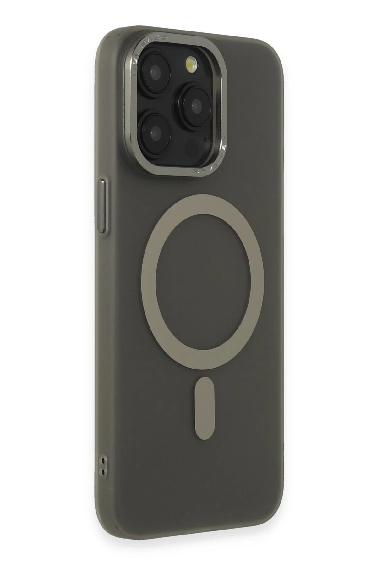 nebaktın Apple iPhone 15 Pro Max Kılıf Lodos Magneticsafe Mat Kapak - Titan Gri 2
