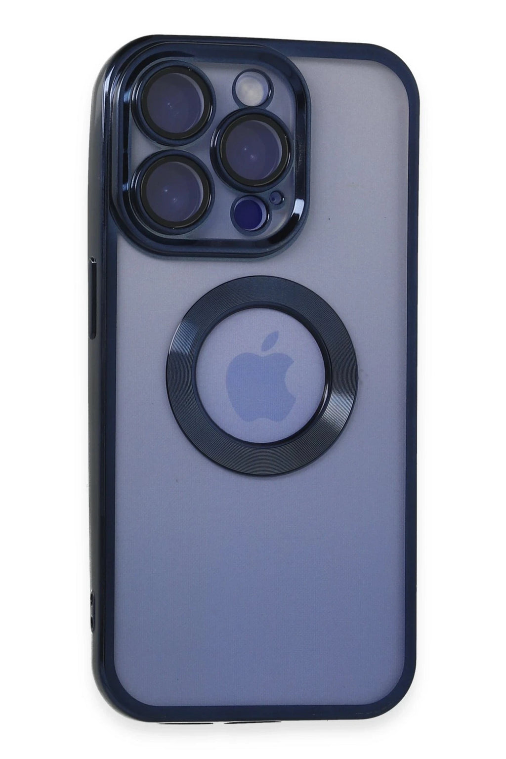 nebaktın Apple iPhone 15 Pro Max Kılıf Slot Silikon - Lacivert 1