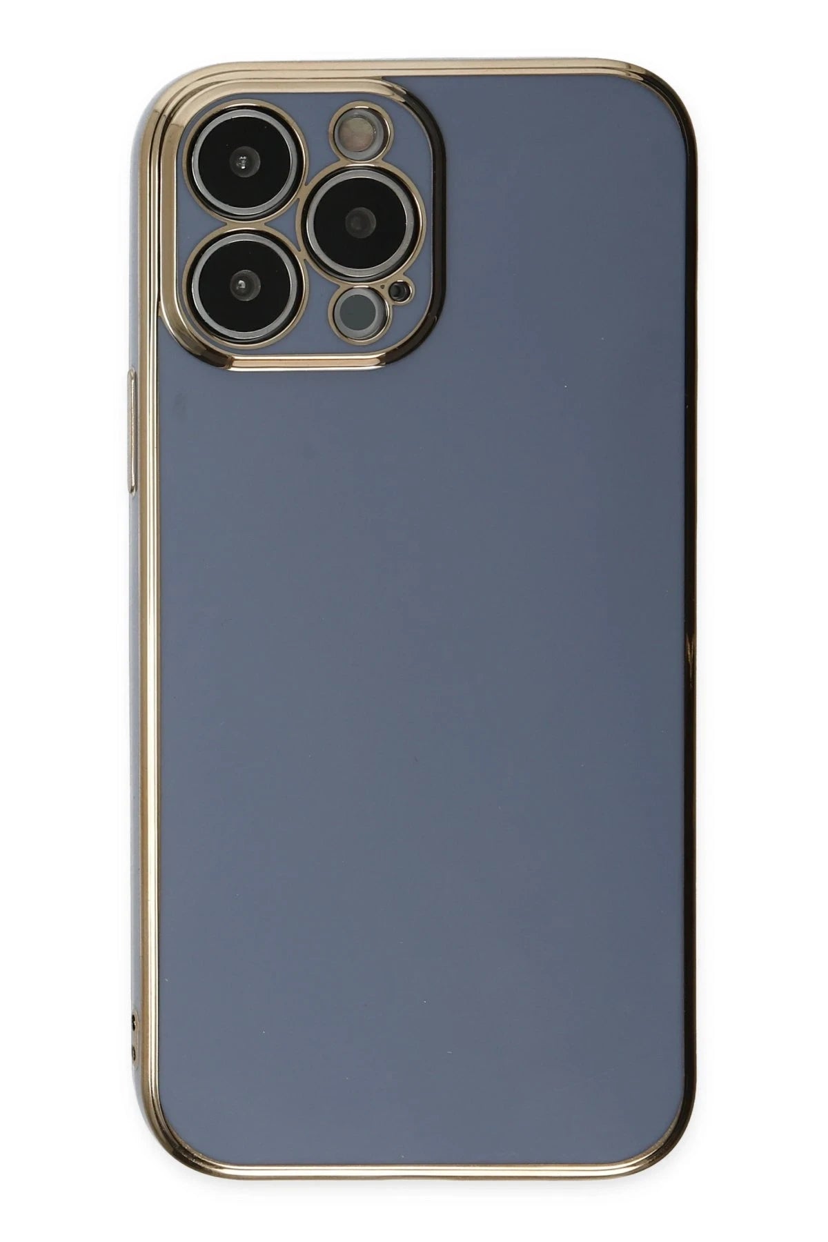nebaktın Apple iPhone 15 Pro Max Kılıf Volet Silikon - Mavi 1