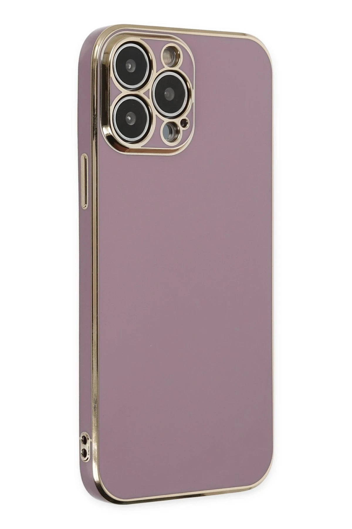 nebaktın Apple iPhone 15 Pro Max Kılıf Volet Silikon - Mor 3