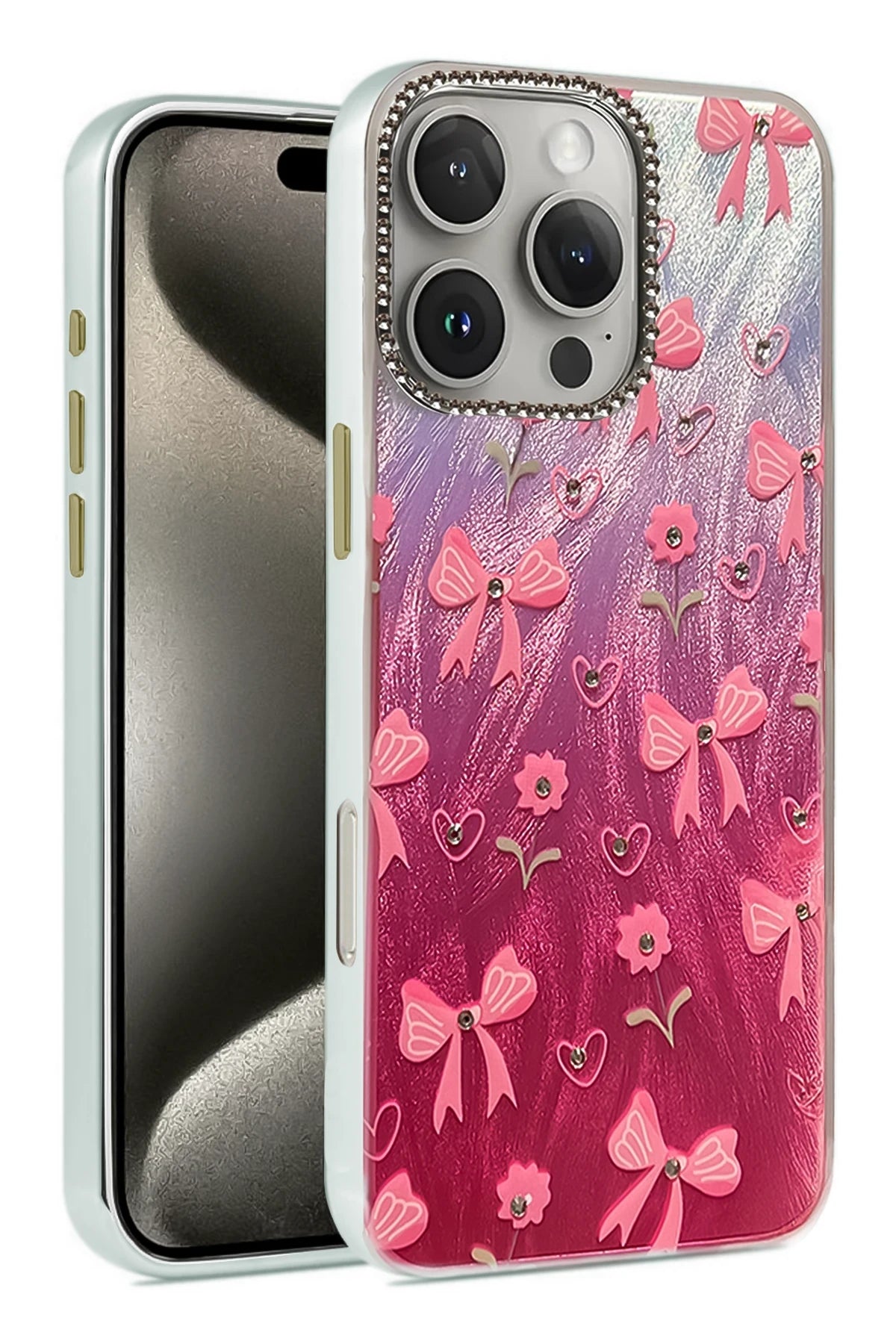 nebaktın Apple iPhone 16 Pro Kılıf Blade Aynalı Desenli Kapak - Desen 3 1