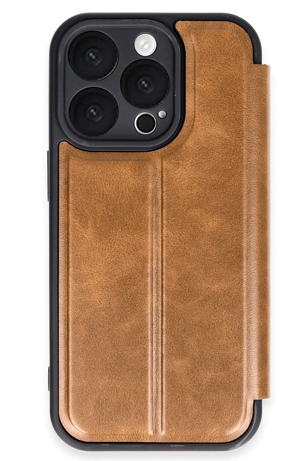 nebaktın Apple iPhone 16 Pro Kılıf Flip Cover - Taba 1
