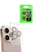nebaktın Apple iPhone 16 Pro Max Raze Metal Kamera Lens - Natural Grey 1