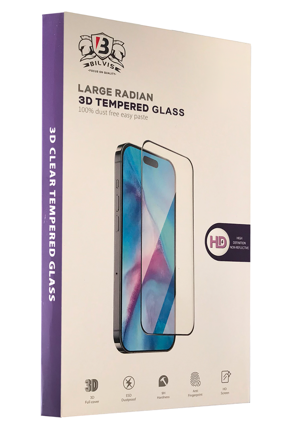 nebaktın Apple iPhone 16E Bilvis 3D Radian Cam Ekran Koruyucu 1