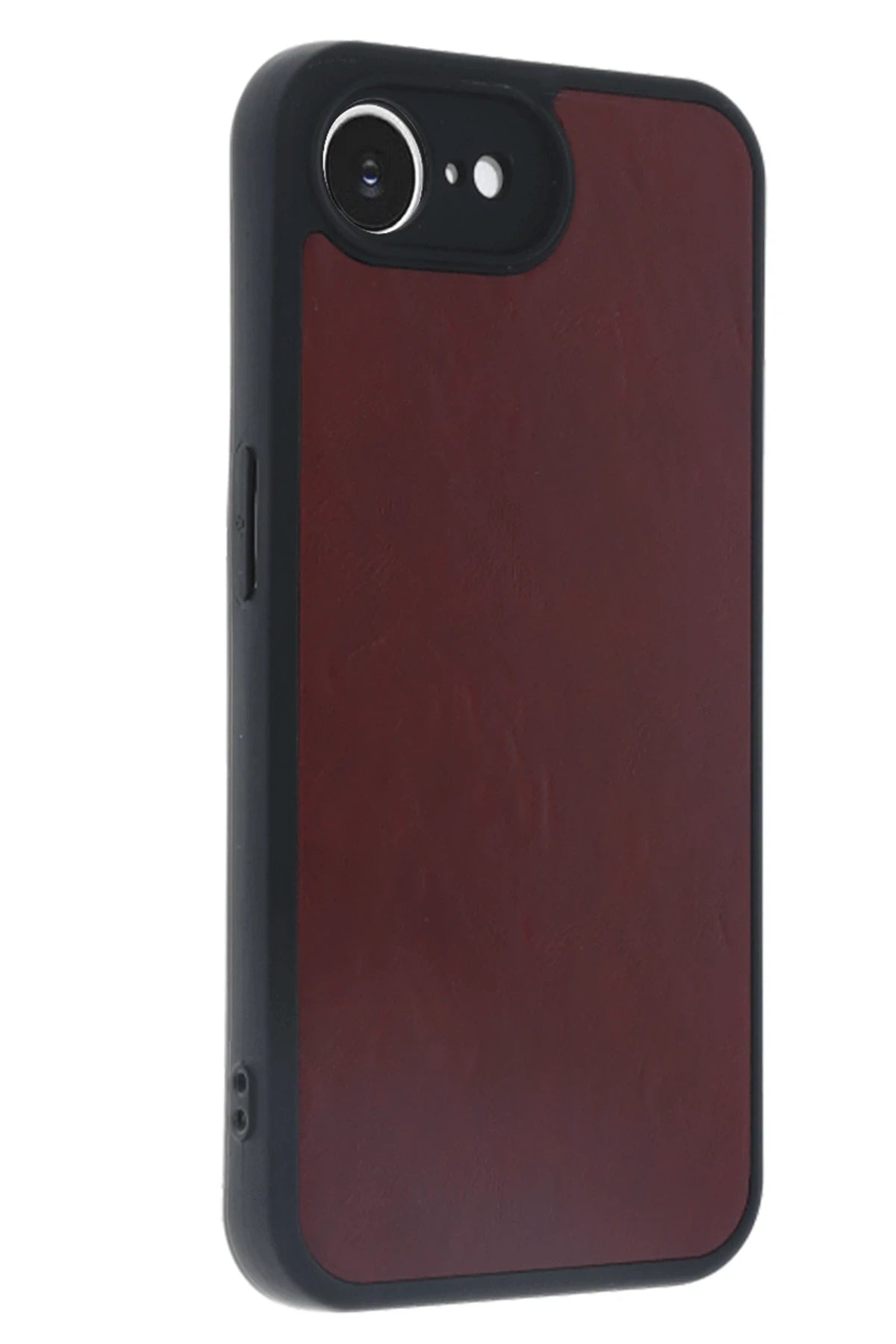 nebaktın Apple iPhone 16E Kılıf Aras Deri Kapak - Bordo 3