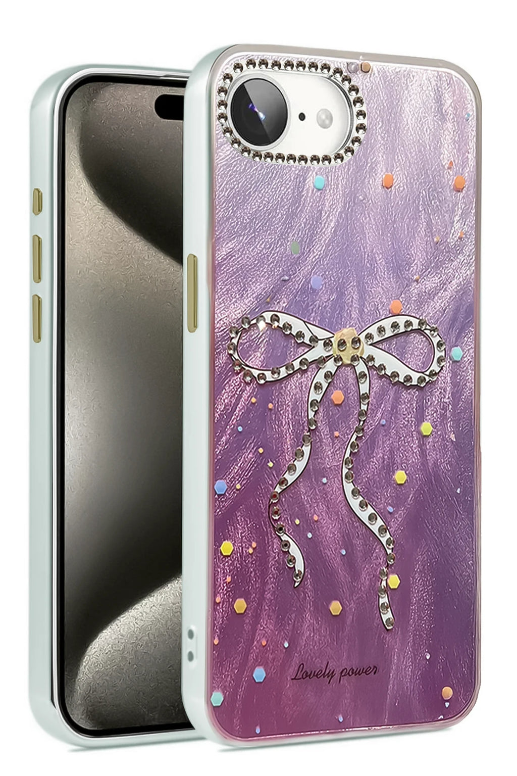 nebaktın Apple iPhone 16E Kılıf Blade Aynalı Desenli Kapak - Desen 1 1