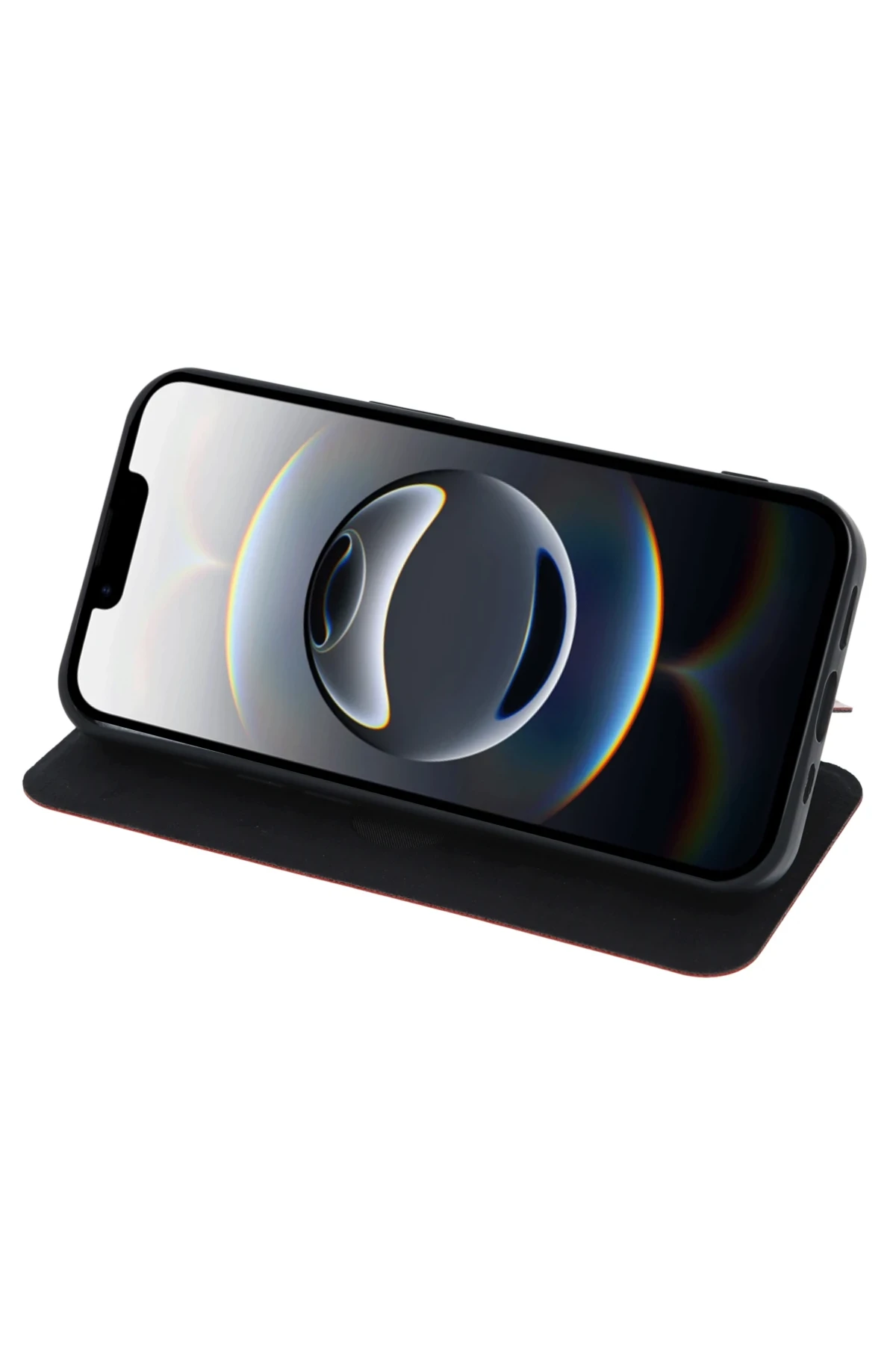nebaktın Apple iPhone 16E Kılıf Flip Cover - Kırmızı 3