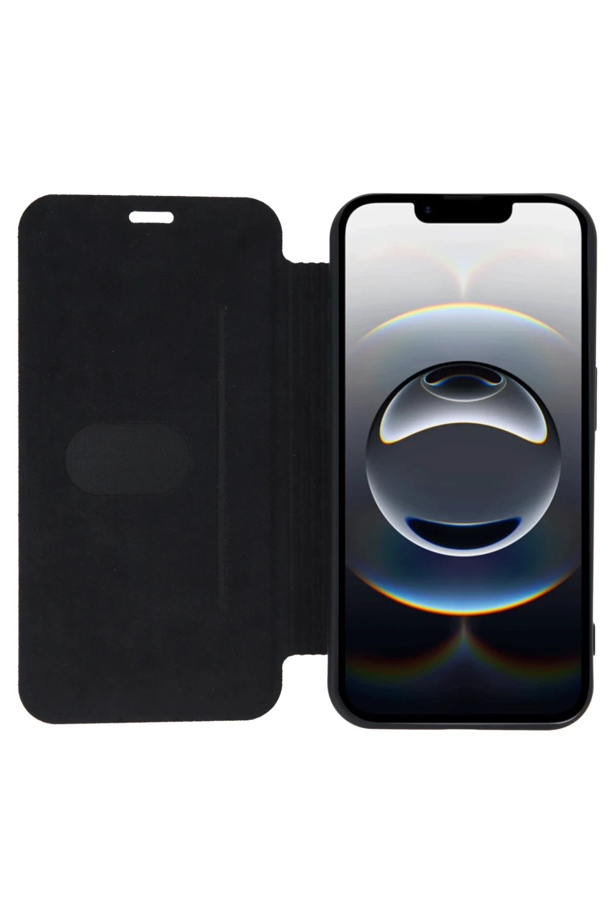 nebaktın Apple iPhone 16E Kılıf Flip Cover - Kırmızı 2