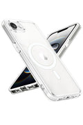 nebaktın Apple iPhone 16E Kılıf Magneticsafe Şeffaf Silikon - Şeffaf 1