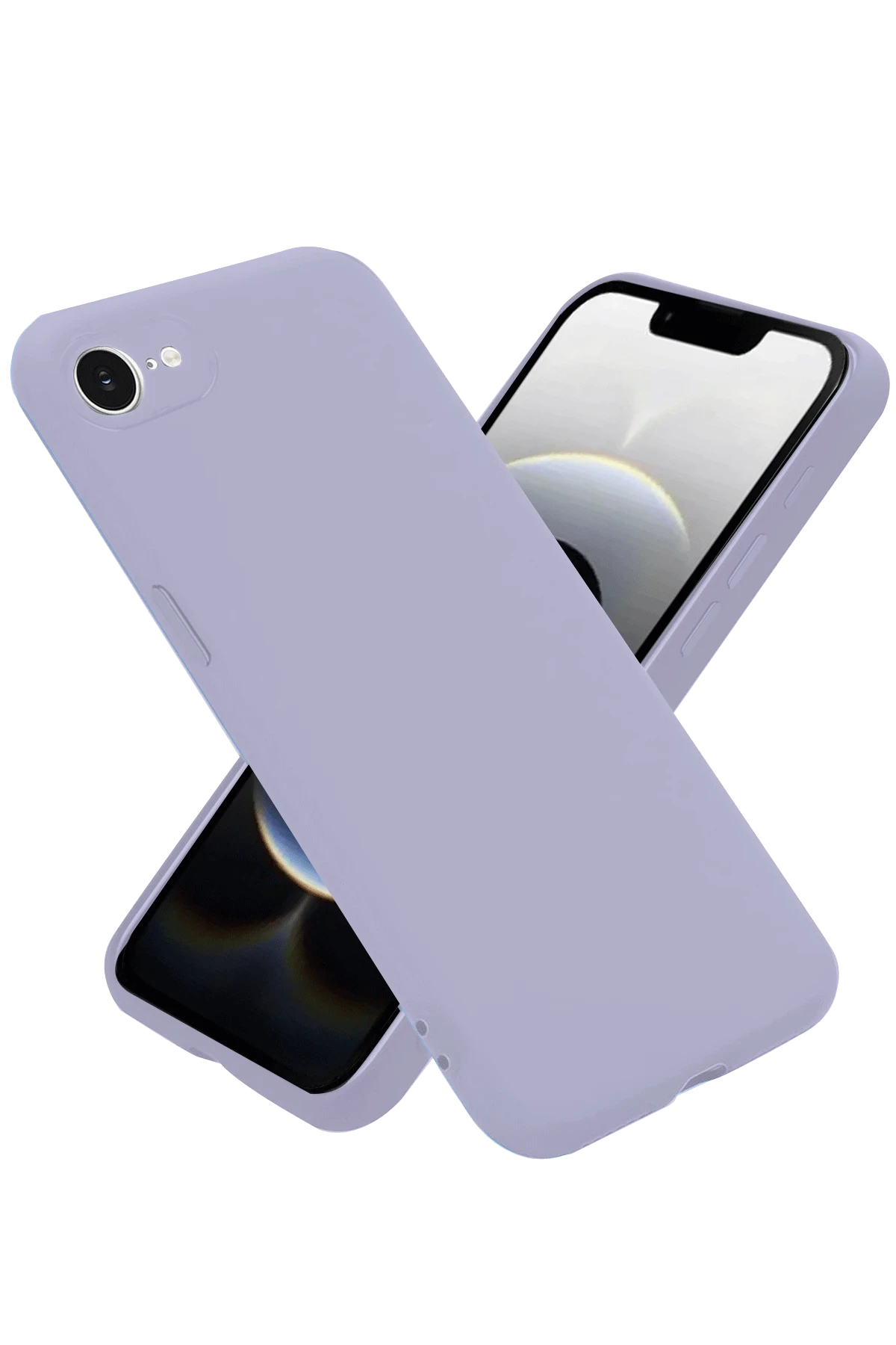 nebaktın Apple iPhone 16E Kılıf Nano içi Kadife Silikon - Lila 1