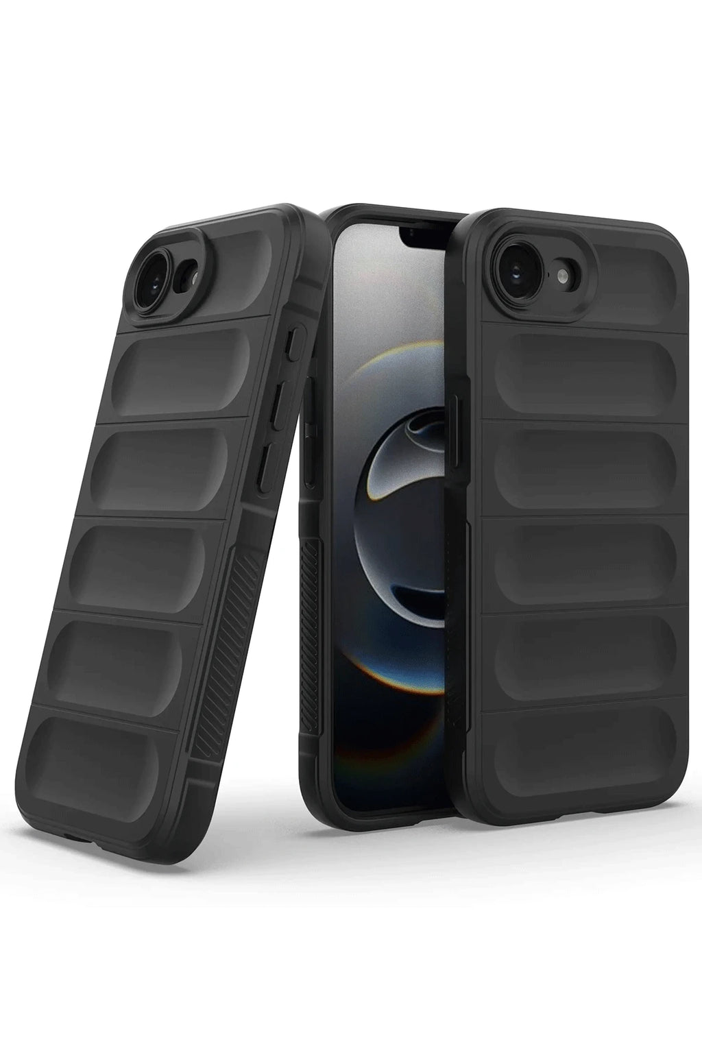 nebaktın Apple iPhone 16E Kılıf Optimum Silikon - Siyah 3