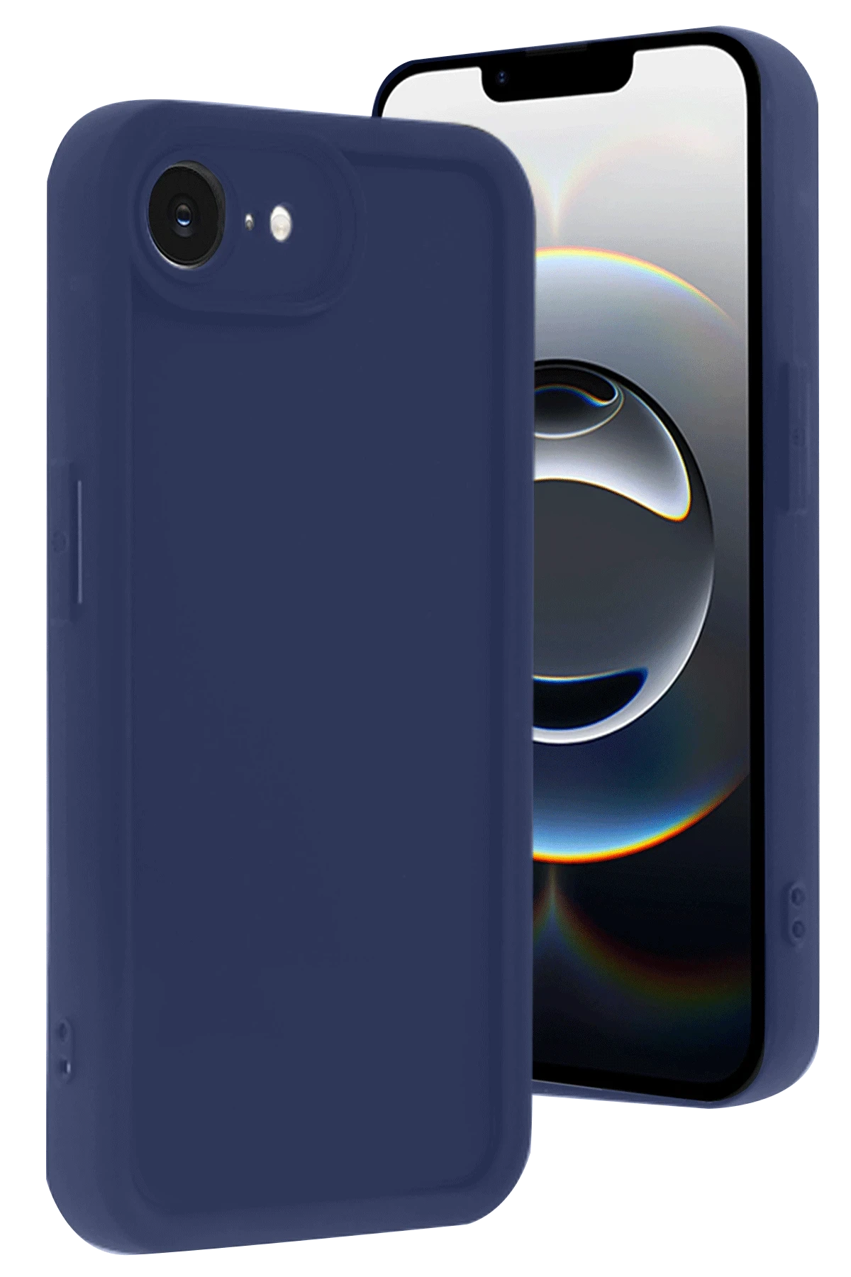 nebaktın Apple iPhone 16E Kılıf Viera Silikon - Lacivert 1