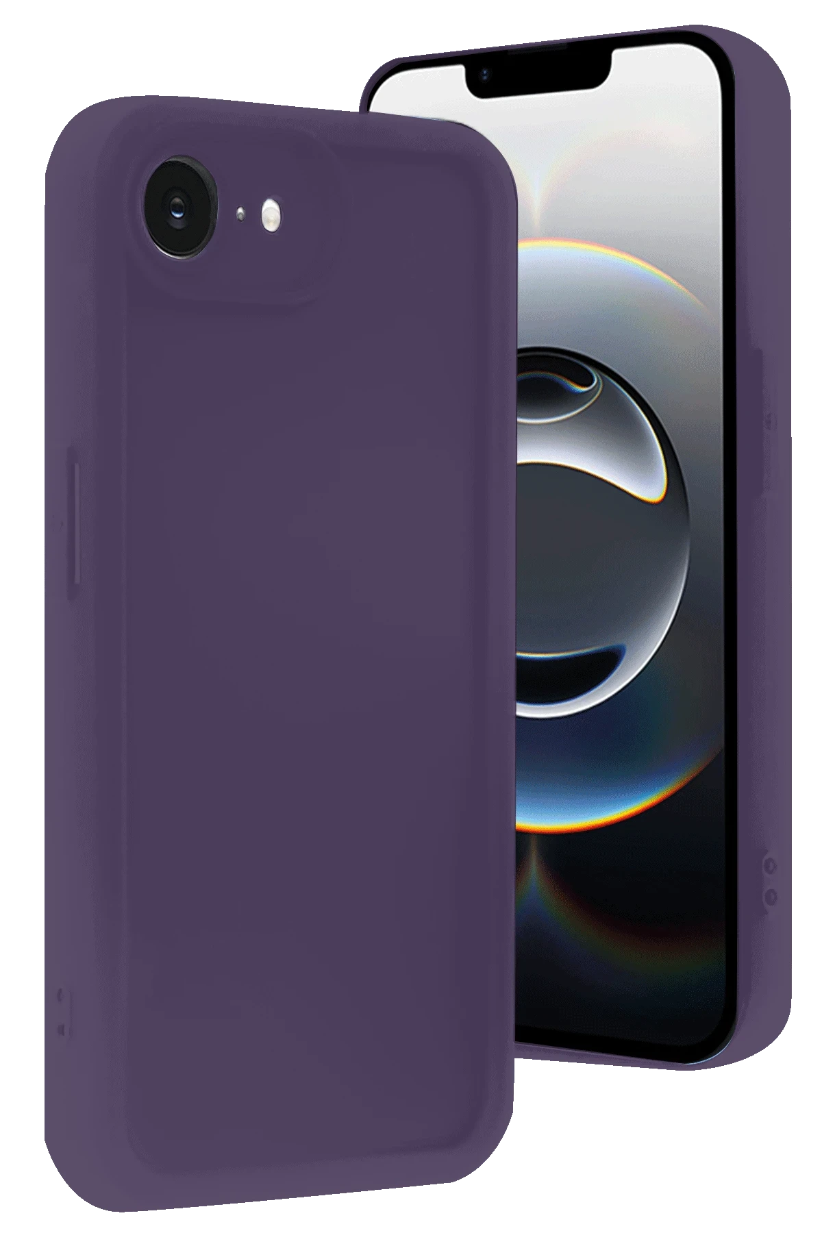 nebaktın Apple iPhone 16E Kılıf Viera Silikon - Mor 1