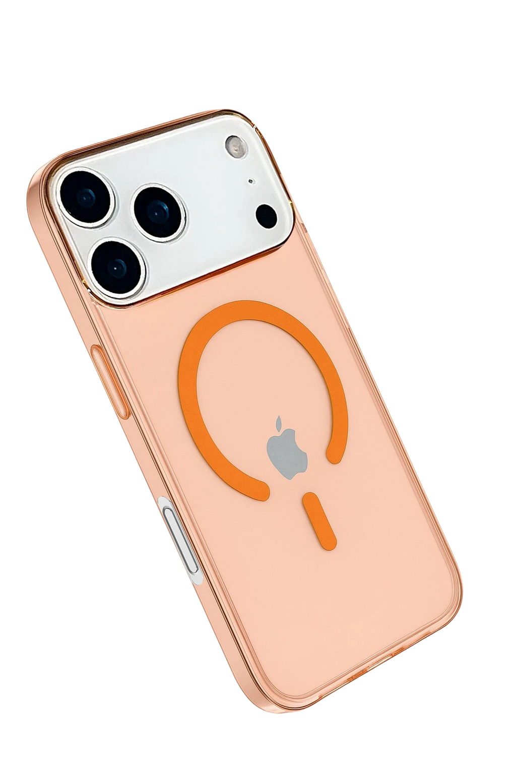 nebaktın Apple iPhone 17 Pro Kılıf Pc Real Magsafe Kapak - Turuncu 2