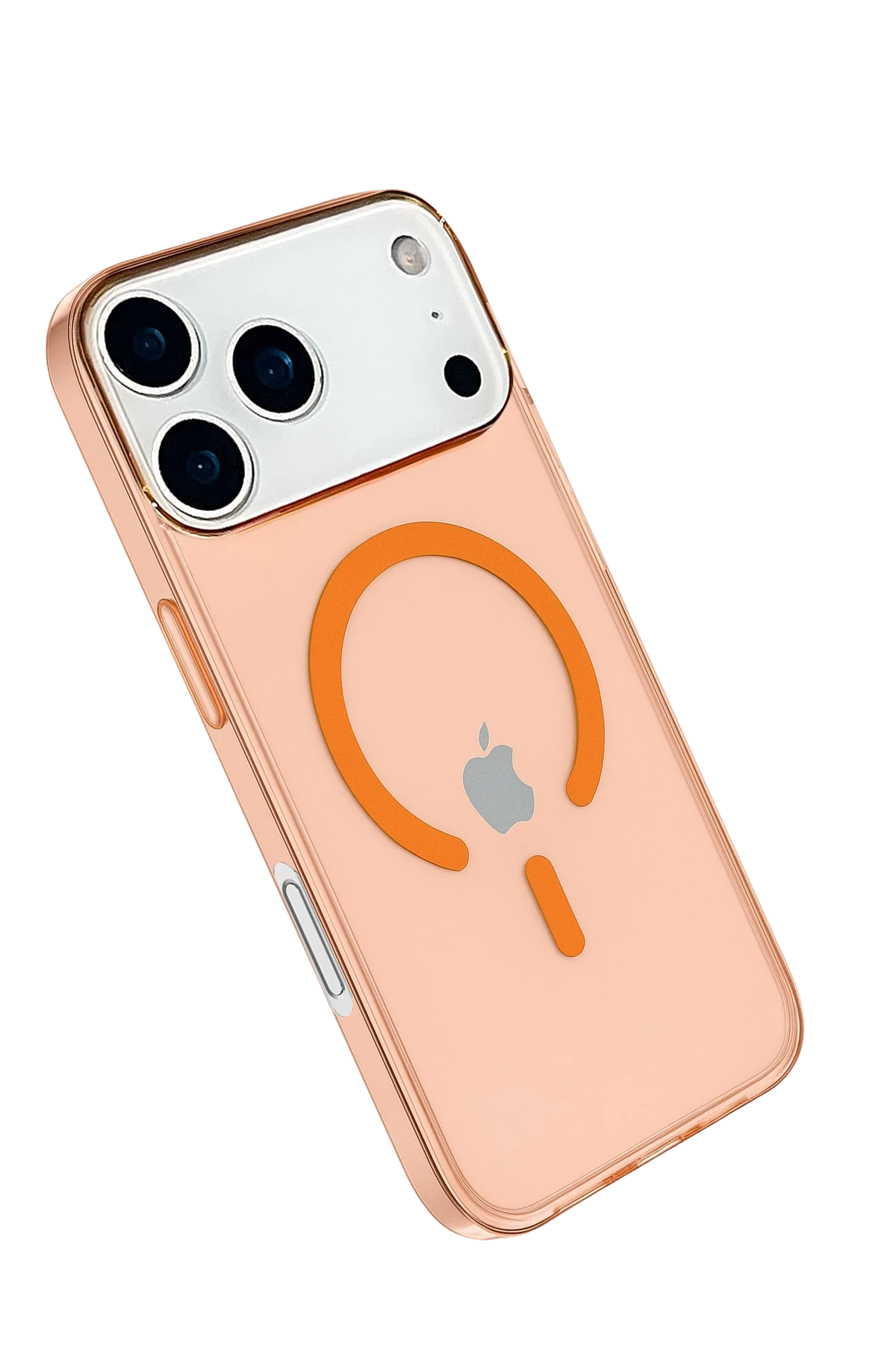 nebaktın Apple iPhone 17 Pro Kılıf Pc Real Magsafe Kapak - Turuncu 2
