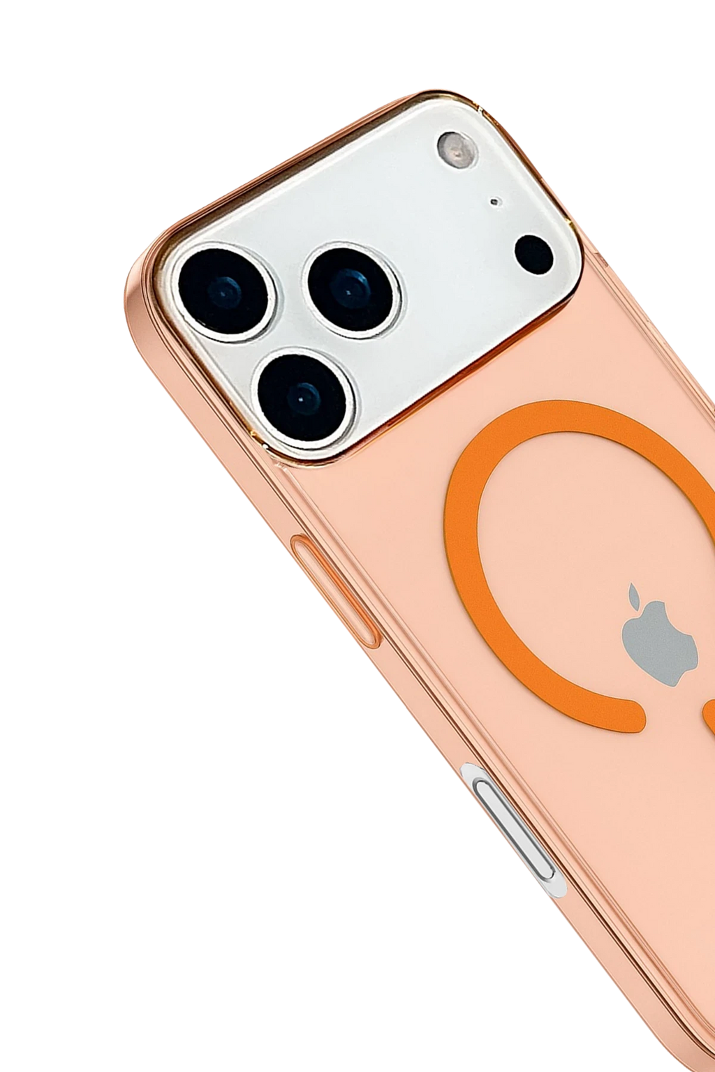 nebaktın Apple iPhone 17 Pro Kılıf Pc Real Magsafe Kapak - Turuncu 3