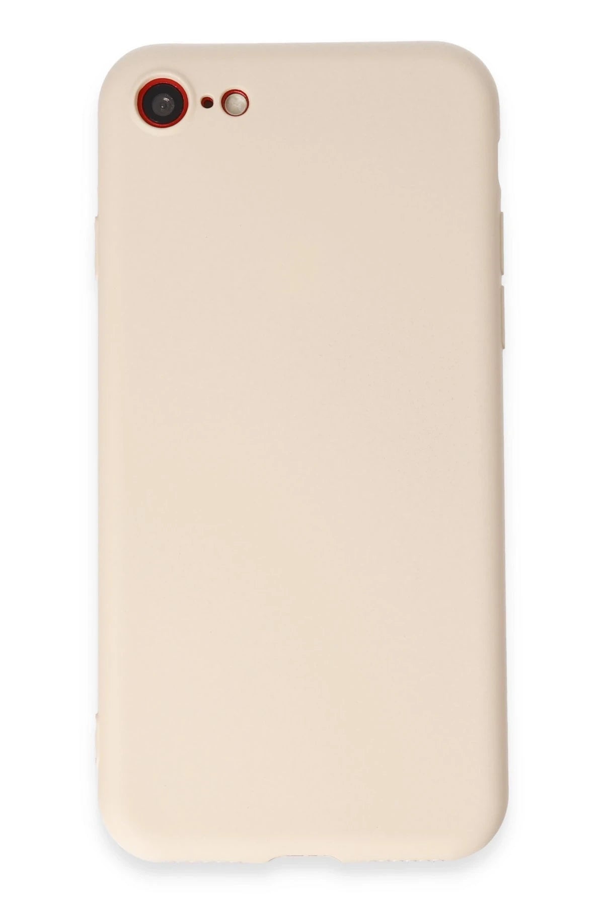 nebaktın Apple iPhone 7 Kılıf First Silikon - Krem 1