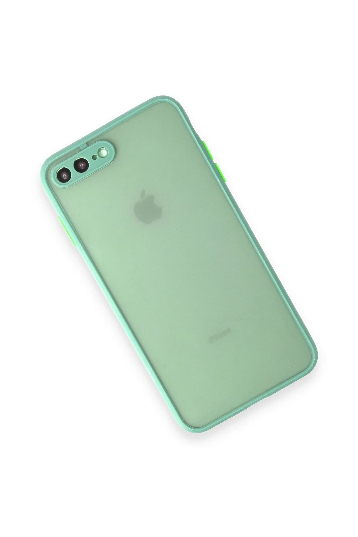 nebaktın Apple iPhone 7 Plus Kılıf Montreal Silikon Kapak - Turkuaz 3