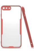 nebaktın Apple iPhone 7 Plus Kılıf Platin Silikon - Pembe 1