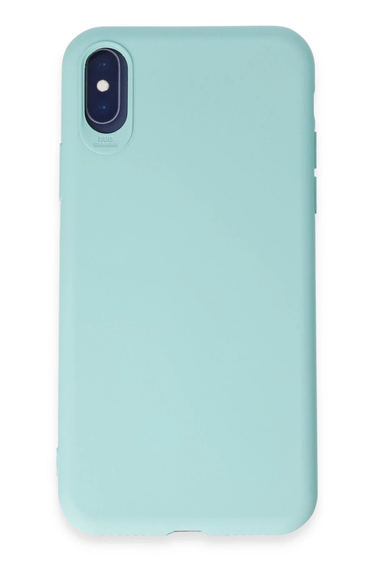 nebaktın Apple iPhone X Kılıf First Silikon - Turkuaz 1