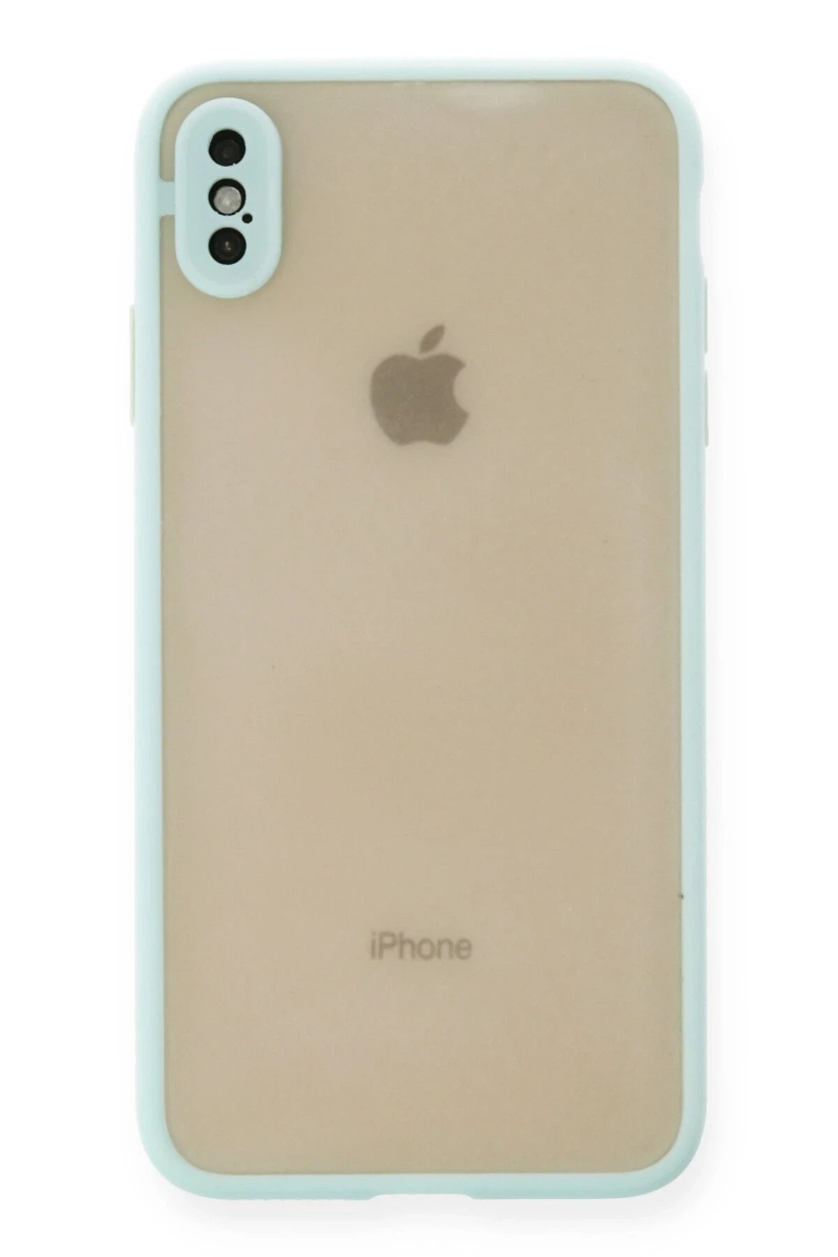nebaktın Apple iPhone X Kılıf Montreal Silikon Kapak - Turkuaz 1