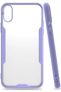 nebaktın Apple iPhone X Kılıf Platin Silikon - Lila 1