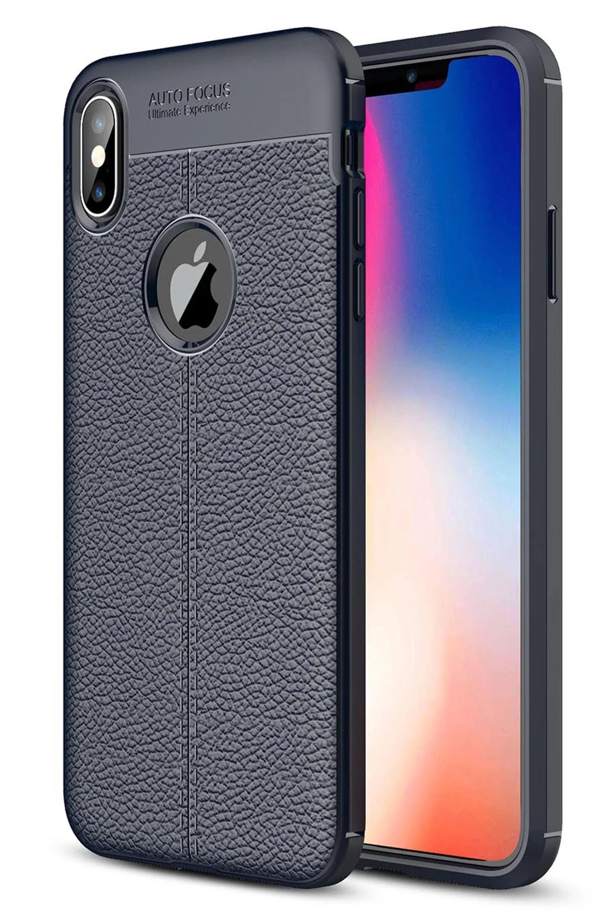 nebaktın Apple iPhone XS Max Kılıf Auto Focus Kapak - Lacivert 1