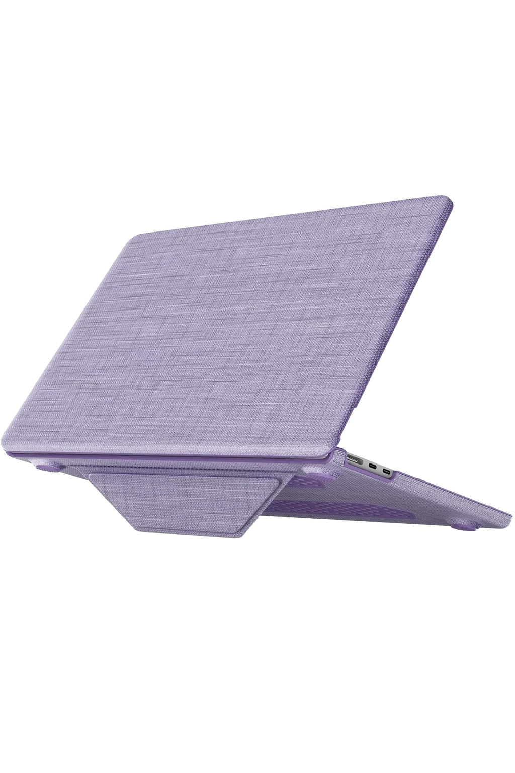 nebaktın Apple Macbook Air 15 2023 Macbook Kumaş Kapak - Mor 1