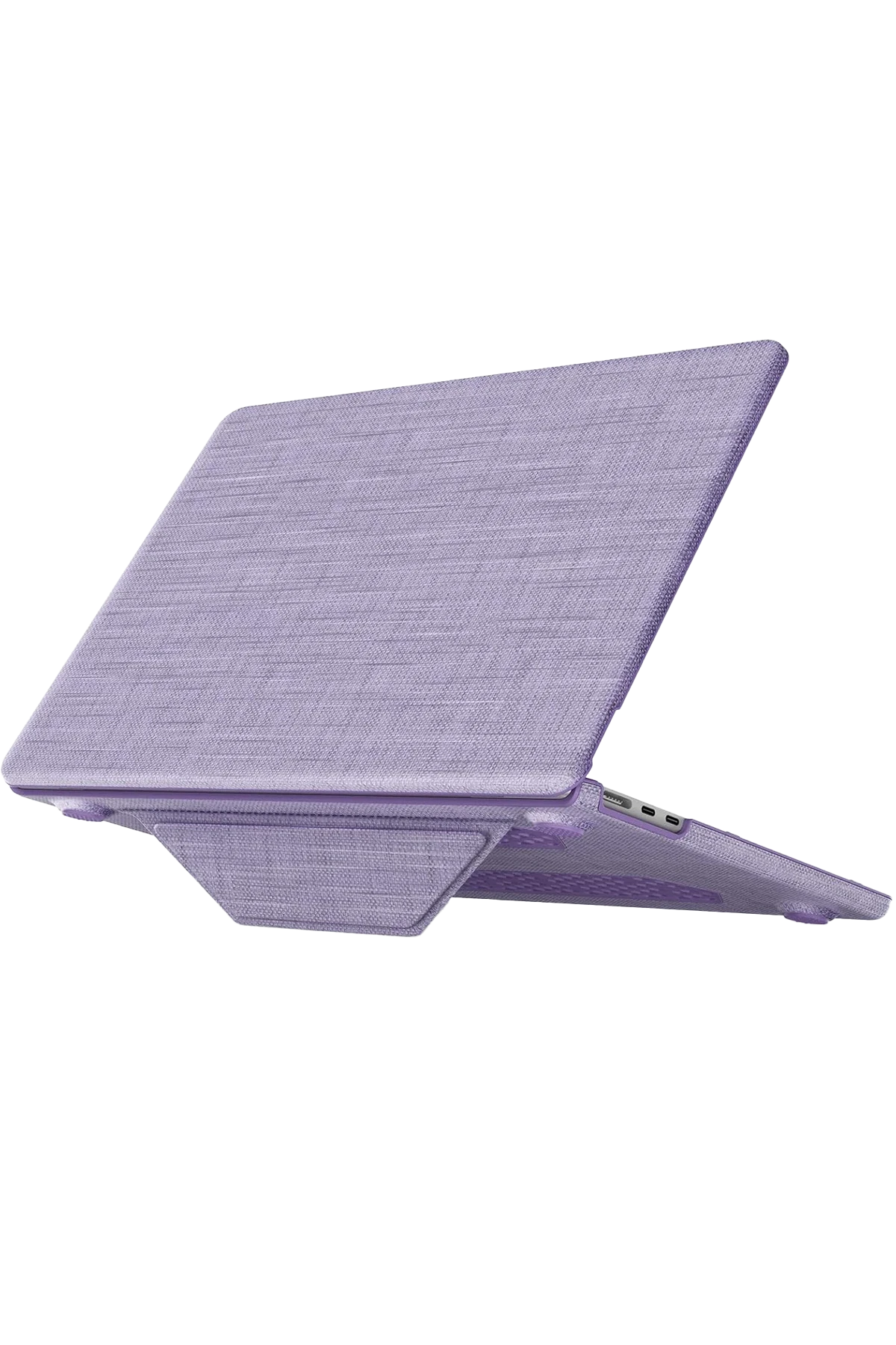 nebaktın Apple Macbook Air 15 2023 Macbook Kumaş Kapak - Mor 1