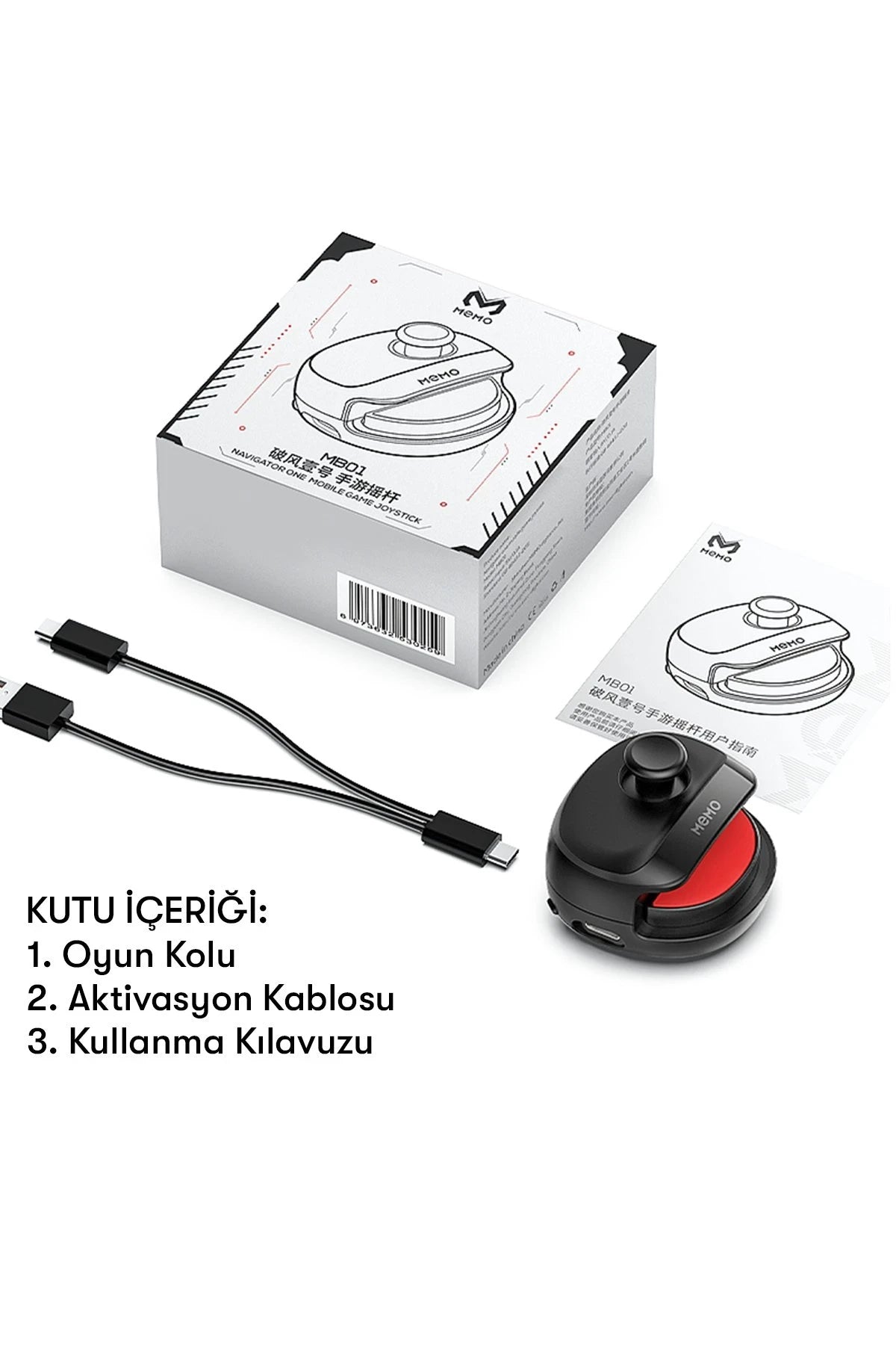 nebaktın Memo MB01 Oyun Tuşu - Beyaz 6