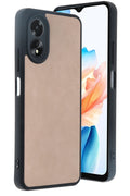 nebaktın Oppo A38 Kılıf Aras Deri Kapak - Pudra 1