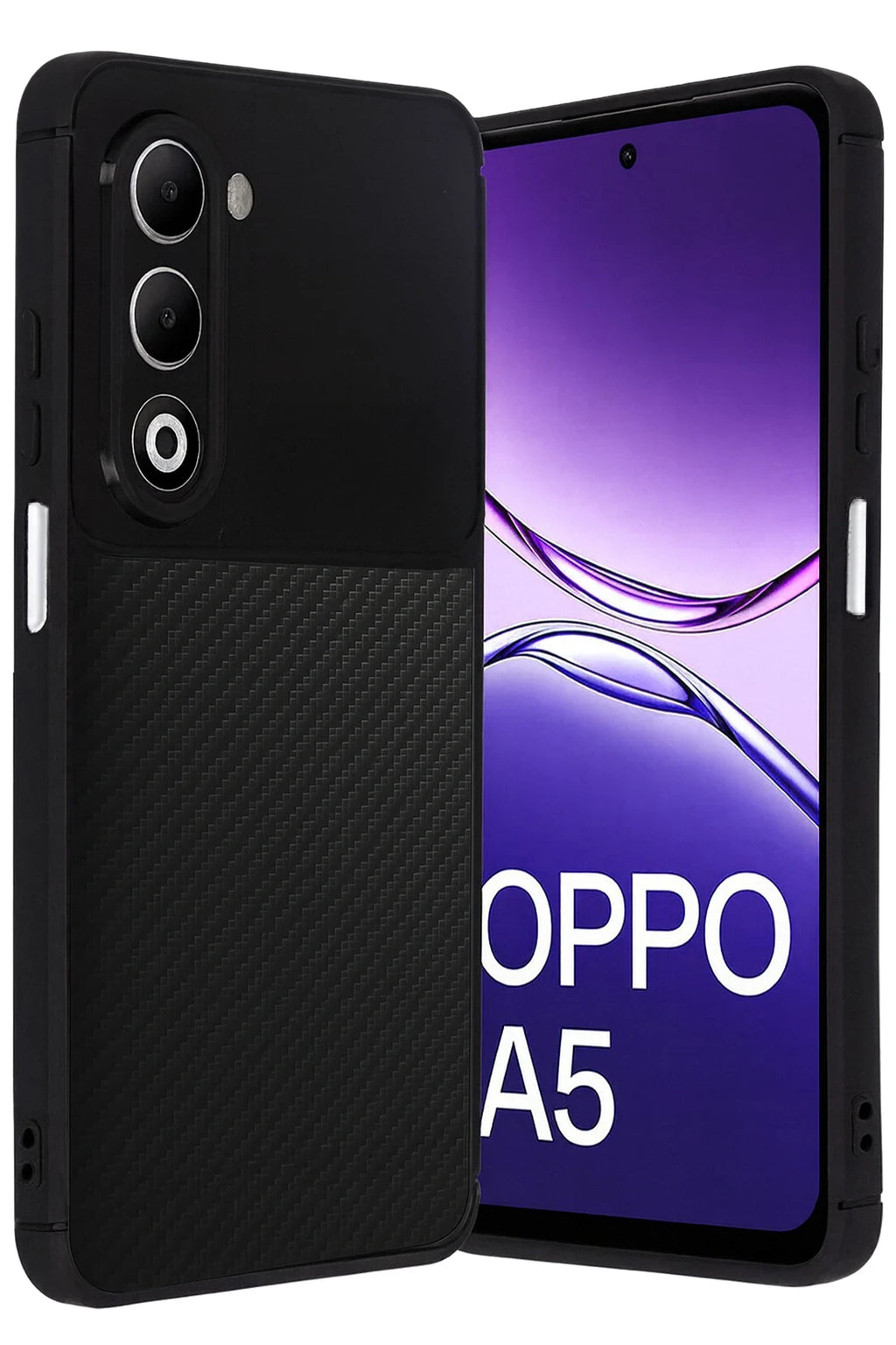nebaktın Oppo A5 4G Auto Focus Karbon Kapak - Siyah 1