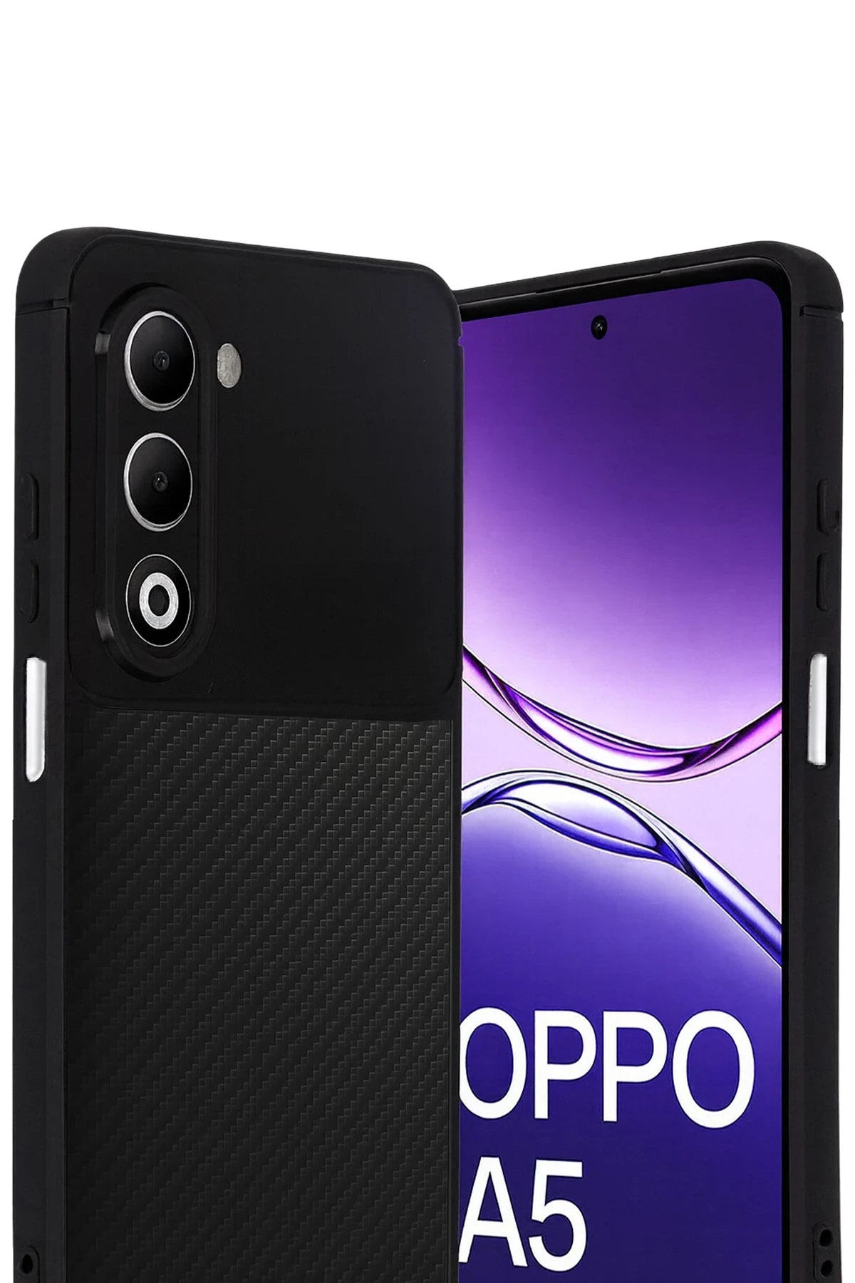nebaktın Oppo A5 4G Auto Focus Karbon Kapak - Siyah 2
