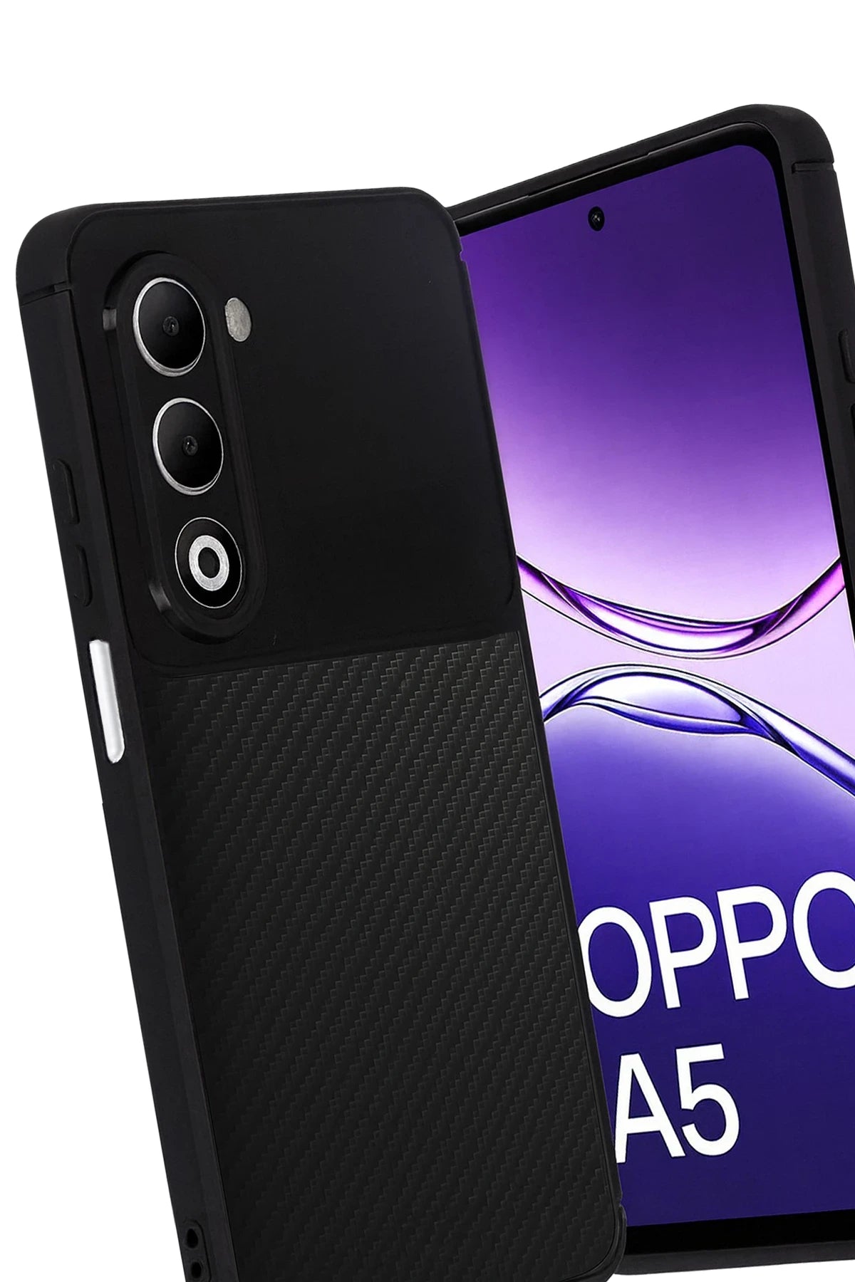 nebaktın Oppo A5 4G Auto Focus Karbon Kapak - Siyah 3