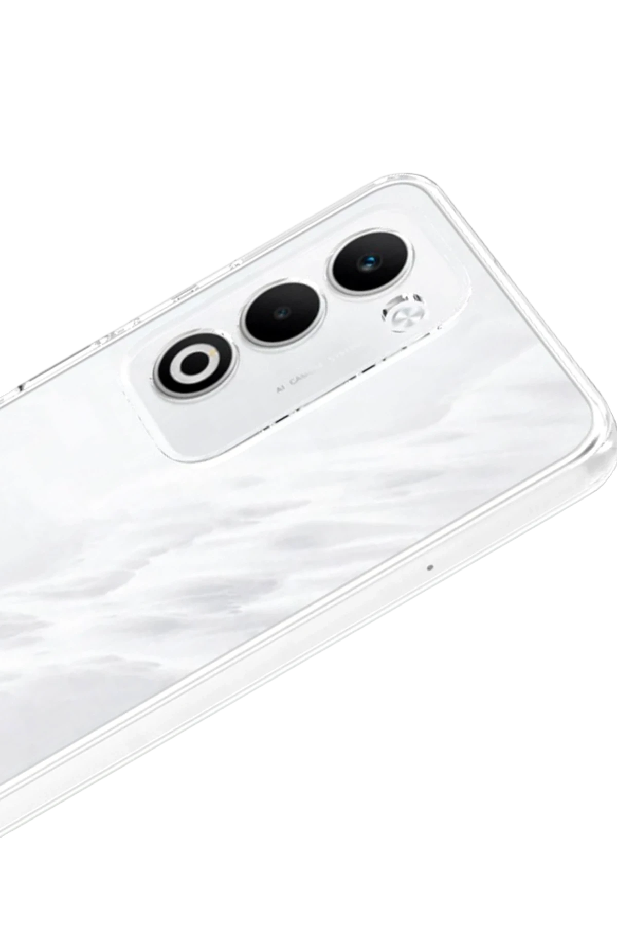 nebaktın Oppo A5 4G Lüx Şeffaf Silikon - Şeffaf 4