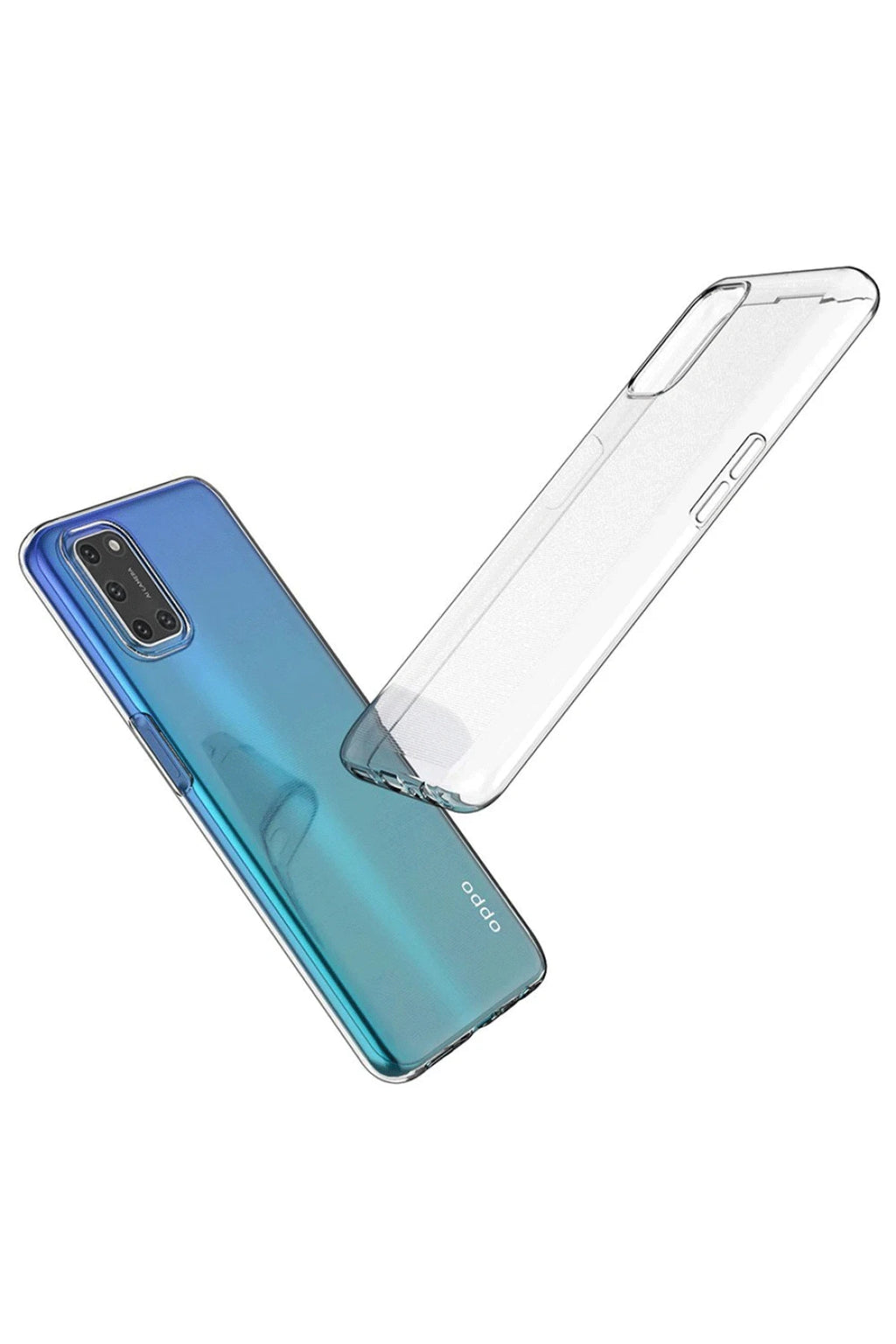 nebaktın Oppo A52 Kılıf Lüx Şeffaf Silikon 2