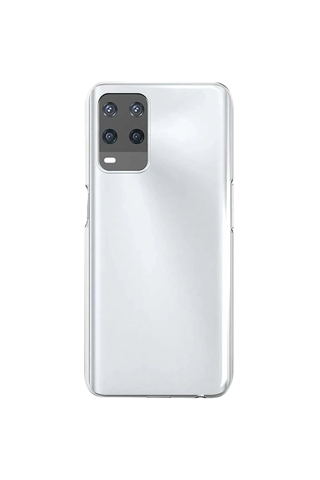 nebaktın Oppo A54 4G Kılıf Deluxe 2mm Şeffaf Silikon - Şeffaf 1