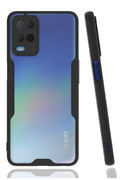 nebaktın Oppo A54 4G Kılıf Platin Silikon - Siyah 1