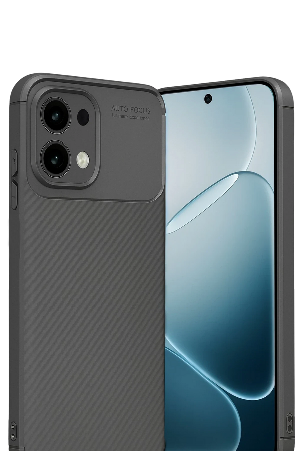 nebaktın Oppo A6 Pro 4G Auto Focus Karbon Kapak - Gri 3