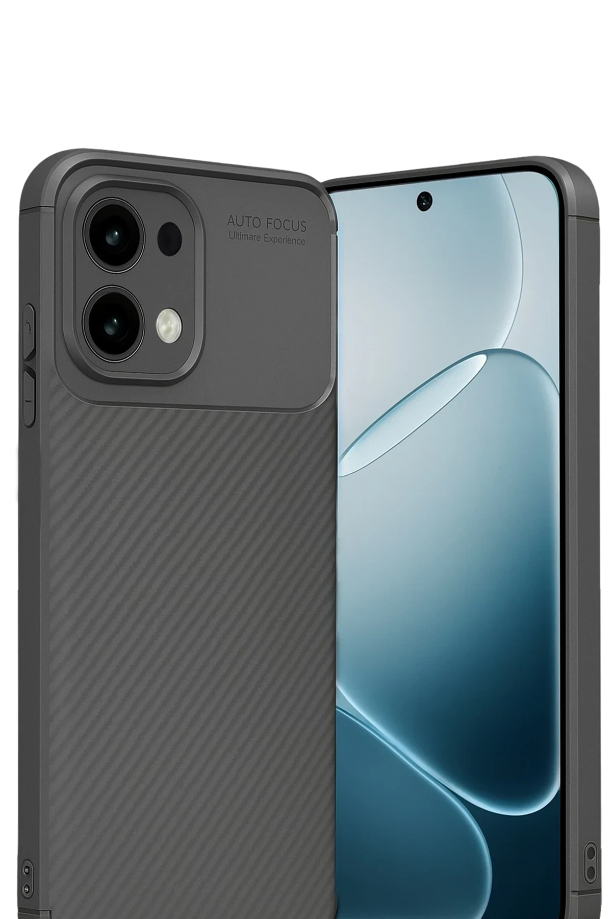 nebaktın Oppo A6 Pro 4G Auto Focus Karbon Kapak - Gri 3