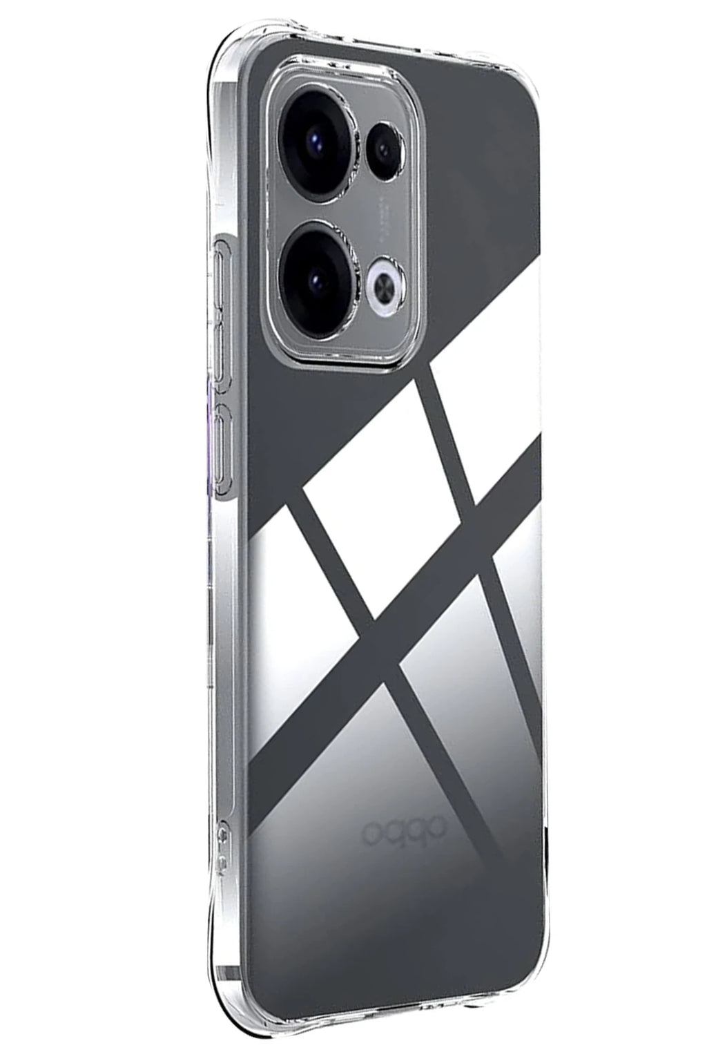 nebaktın Oppo A6 Pro 4G Lüx Şeffaf Silikon - Şeffaf 1