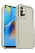 nebaktın Oppo A74 4G Kılıf Viera Silikon - Krem 1