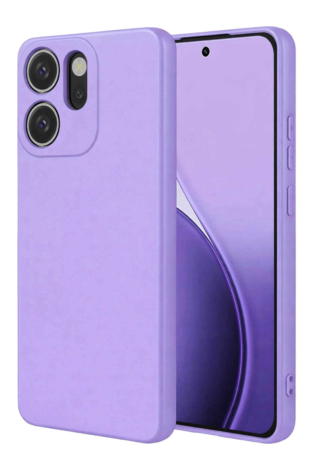 nebaktın Oppo Reno 14F First Silikon - Lila 1