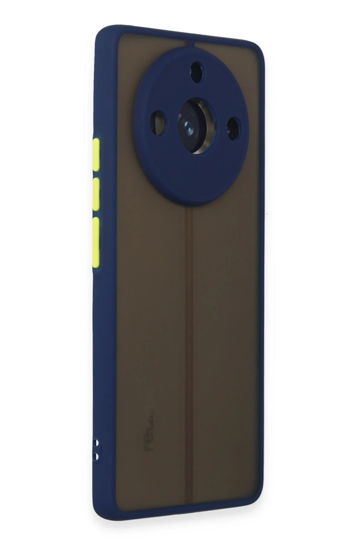 nebaktın Realme 11 Pro Kılıf Montreal Silikon Kapak - Lacivert 2