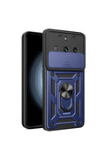 nebaktın Realme 11 Pro Kılıf Pars Lens Yüzüklü Silikon - Lacivert 1